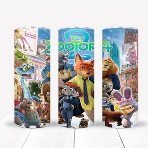 Zootopia 20oz Tumbler, Kids Travel Mug, Christmas Gift,